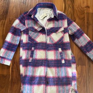 Blank NYC long shacket